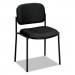 basyx VL606VA10 VL606 Series Stacking Armless Guest Chair, Black Fabric BSXVL606VA10