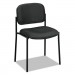 basyx VL606VA19 VL606 Series Stacking Armless Guest Chair, Charcoal Fabric BSXVL606VA19