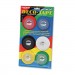 Chartpak DEC001 Deco Bright Decorative Tape, 1/8" x 324", Red/Black/Blue/Green/Yellow, 6/Pack CHADEC001