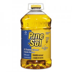 Pine-Sol 35419CT All-Purpose Cleaner, Lemon, 144 oz, 3 Bottles/Carton CLO35419CT
