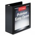 Cardinal 10341 Easy-Open ClearVue Extra-Wide Locking Slant-D Binder, 4" Cap, 11 x 8 1/2, Black CRD10341