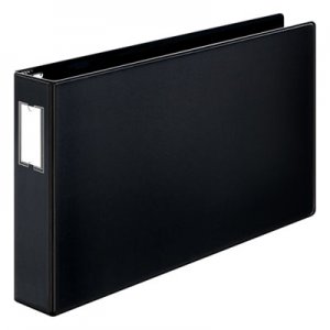 Cardinal 12132 Premier Easy Open 11 x 17 Locking Slant-D Ring Binder, 2" Cap, Black CRD12132