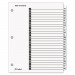 Cardinal 60213 Traditional OneStep Index System, 26-Tab, A-Z, Letter, White, 26/Set CRD60213