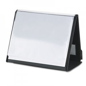 Cardinal 52132 ShowFile Horizontal Display Easel, 20 Letter-Size Sleeves, Black CRD52132