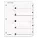 Cardinal 60513 Traditional OneStep Index System, 5-Tab, 1-5, Letter, White, 5/Set CRD60513