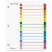 Cardinal 61518 Traditional OneStep Index System, 15-Tab, 1-15, Letter, Multicolor, 15/Set CRD61518