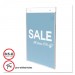deflecto 68201 Classic Image Single-Sided Wall Sign Holder, Plastic, 8 1/2 x 11, Clear DEF68201