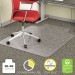 deflecto CM11112 EconoMat Occasional Use Chair Mat for Low Pile, 36 x 48 w/Lip, Clear DEFCM11112
