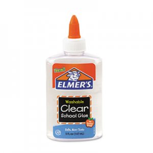Elmer's E305 Washable School Glue, 5 oz, Liquid EPIE305