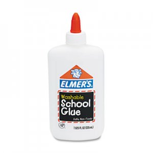 Elmer's E308 Washable School Glue, 7.62 oz, Liquid EPIE308