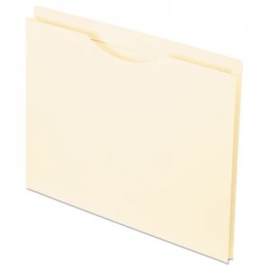 Pendaflex 22100 Reinforced Top Tab File Jacket, 1 Inch Expansion, Letter, Manila, 50/Box PFX22100