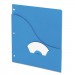 Pendaflex 32902 Essentials Slash Pocket Project Folders, 3 Holes, Letter, Blue, 25/Pack PFX32902