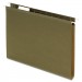 Pendaflex 4152X1 Reinforced 1" Extra Capacity Hanging Folders, Letter, Standard Green, 25/Box PFX4152X1