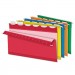 Pendaflex 42593 Colored Reinforced Hanging Folders, 1/6 Tab, Legal, Asst, 25/Box PFX42593