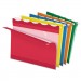 Pendaflex 42592 Colored Reinforced Hanging Folders, 1/5 Tab, Letter, Asst, 25/Box PFX42592