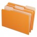 Pendaflex 435013ORA Interior File Folders, 1/3 Cut Top Tab, Legal, Orange, 100/Box PFX435013ORA