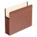Pendaflex 45302 Premium Reinforced Expanding File Pockets, Straight Cut, Letter, Red , 5/Box PFX45302