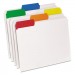 Pendaflex 55702 EasyView Poly File Folders, 1/3 Cut Top Tab, Letter, Clear, 25/Box PFX55702