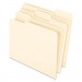 Pendaflex 74520 Earthwise 100% Recycled Paper File Folder, 1/3 Cut, Letter, Manila, 100/Box PFX74520