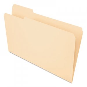 Pendaflex 753 File Folders, Straight Cut, Top Tab, Legal, Manila, 100/Box PFX753