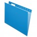 Pendaflex 81603 Essentials Colored Hanging Folders, 1/5 Tab, Letter, Blue, 25/Box PFX81603