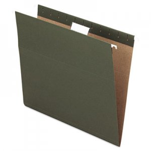 Pendaflex 81602 Hanging File Folders, 1/5 Tab, Letter, Standard Green, 25/Box PFX81602