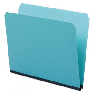Pendaflex 9200 Pressboard Expanding File Folders, Straight Cut, Top Tab, Letter, Blue, 25/Box PFX9200