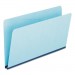 Pendaflex 9300 Pressboard Expanding File Folders, Straight Cut, Top Tab, Legal, Blue, 25/Box PFX9300