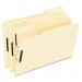 Pendaflex FM313 Fastener Folders, 2 Fasteners, 1/3 Cut Tabs, Legal, Manila, 50/Box PFXFM313