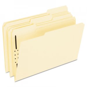 Pendaflex FM310 Fastener Folders, 1 Fasteners, 1/3 Cut Tabs, Legal, Manila, 50/Box PFXFM310