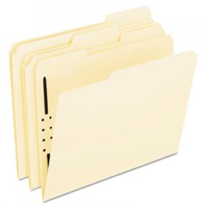 Pendaflex FM210 Fastener Folders, 1 Fastener, 1/3 Cut Tabs, Letter, Manila, 50/Box PFXFM210