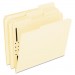 Pendaflex FM210 Fastener Folders, 1 Fastener, 1/3 Cut Tabs, Letter, Manila, 50/Box PFXFM210