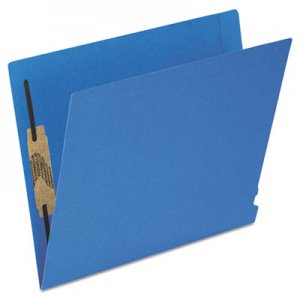 Pendaflex H10U13BL Reinforced End Tab Expansion Folder, Two Fasteners, Letter, Blue, 50/Box PFXH10U13BL