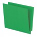 Pendaflex H110DGR Reinforced End Tab Folders, Two Ply Tab, Letter, Green, 100/Box PFXH110DGR