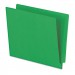 Pendaflex H110DGR Reinforced End Tab Folders, Two Ply Tab, Letter, Green, 100/Box PFXH110DGR