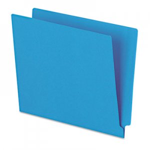 Pendaflex H110DBL Reinforced End Tab Folders, Two Ply Tab, Letter, Blue, 100/Box PFXH110DBL