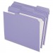Pendaflex R15213LAV Reinforced Top Tab File Folders, 1/3 Cut, Letter, Lavender, 100/Box PFXR15213LAV