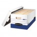 Bankers Box 0063101 Presto Maximum Strength Storage Box, Letter, 12 x 24 x 10, WE, 12/Carton FEL0063101