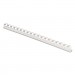 Fellowes 52371 Plastic Comb Bindings, 3/8" Diameter, 55 Sheet Capacity, White, 100 Combs/Pack FEL52371