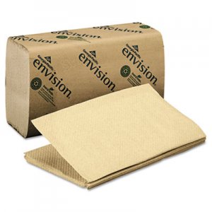 Georgia Pacific Professional GPC23504 1 Fold Paper Towel, 10 1/4 x 9 1/4, Brown, 250/Pack, 16 Packs