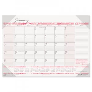 House of Doolittle 1466 Breast Cancer Awareness Monthly Desk Pad Calendar, 18-1/2 x 13, 2016 HOD1466
