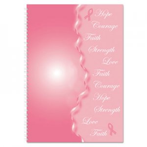 House of Doolittle 5226 Breast Cancer Awareness Monthly Planner/Journal, 7 x 10, Pink, 2016 HOD5226