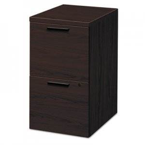 HON 105104NN 10500 Series File/File Mobile Pedestal, 15 3/4w x 22 3/4d x 28h, Mahogany HON105104NN