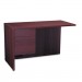 HON 10516LNN 10500 Series L Workstation Return, 3/4 Height Left Ped, 48w x 24d, Mahogany HON10516LNN