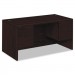 HON 10573NN 10500 Series 3/4-Height Double Pedestal Desk, 60w x 30d x 29-1/2h, Mahogany HON10573NN