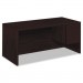 HON 10583RNN 10500 Series "L" Right 3/4-Height Pedestal Desk, 66 x 30 x 29-1/2, Mahogany HON10583RNN