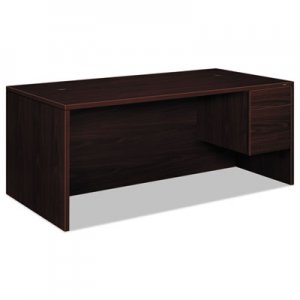 HON 10585RNN 10500 Series Large "L" or "U" Right 3/4-Height Ped Desk, 72w x 36d, Mahogany HON10585RNN