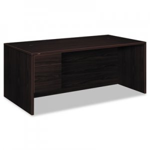 HON 10586LNN 10500 Series Large "L" or "U" 3/4-Height Ped Desk, 72w x 36d, Mahogany HON10586LNN