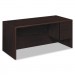 HON 10783RNN 10700 Series "L" Desk, 3/4 Right Pedestal, 66w x 30d x 29 1/2h, Mahogany HON10783RNN