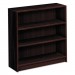 HON 1872N 1870 Series Bookcase, Three Shelf, 36w x 11 1/2d x 36 1/8h, Mahogany HON1872N